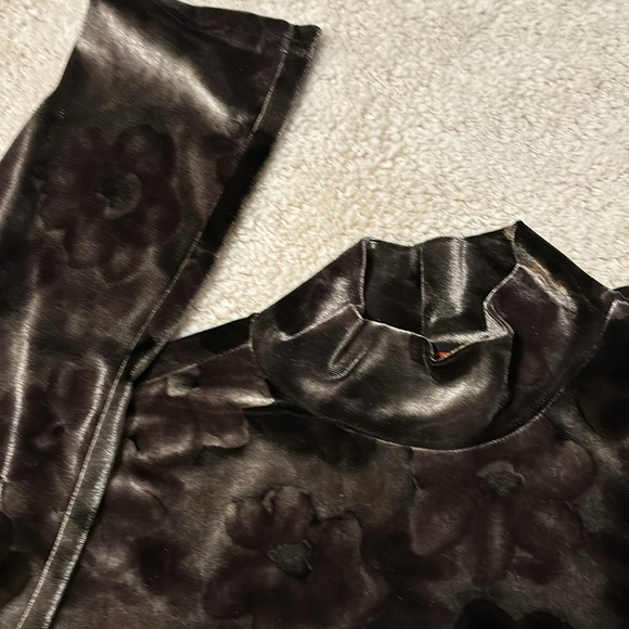 Vintage edin Velvet Long Sleeve Blouse - Picture 2 of 10